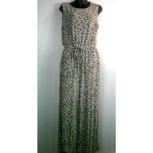 ODDY Sleeveless Gray Leopard Romper – Women’s 1XL – Excellent Condition